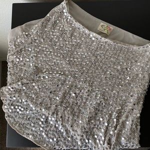 Joyfolie Mia Joy sequin mini skirt